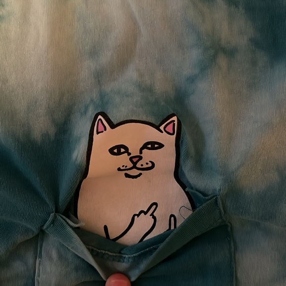 Blue tie dye shirt - Picture 2 of 2